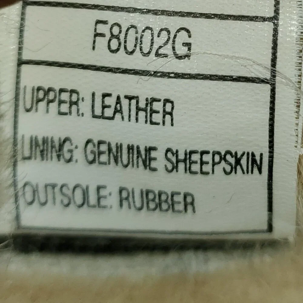 Vintage Leather & Sheep Skin Ugg Zip-up & Slip-in Boots w/Non-Slip soles  6